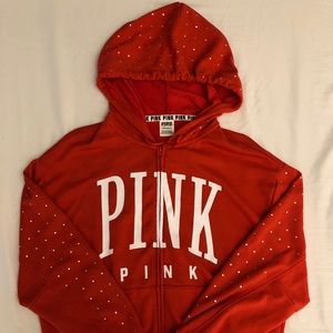 Pink Zip Up Jacket Size XS